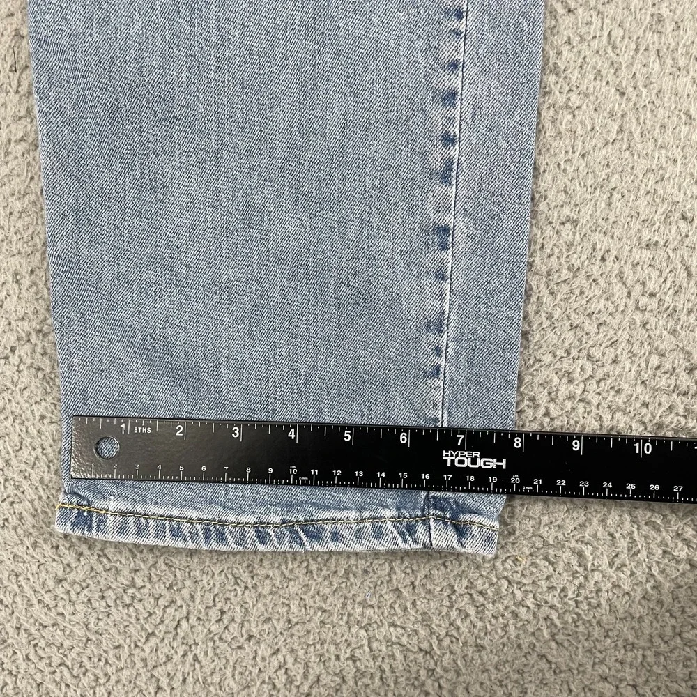 Levi's 514 Jeans Men 40x29 Blue Light Wash Slim Straight Denim